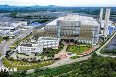 An overview of Soc Son waste-to-energy plant in the Nam Son Waste Treatment Complex, in Hanoi (Photo: VNA)