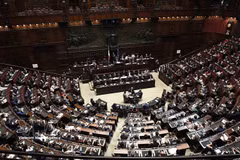 A view of a session of the Italian Parliament in Rome (Photo: Anadolu Agency/VNA)