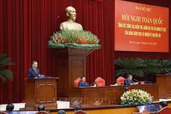 Party General Secretary To Lam addresses the conference. (Photo: VNA)