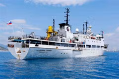 Russian research vessel Akademik Oparin (Photo: VNA)