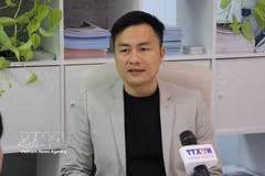 Nguyen Tuan Nghia, Chairman of the New South Wales chapter of Vietnam-Australia Scholars & Experts Association, speaks to the Vietnam News Agency. (Photo: VNA)