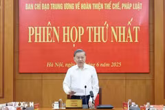 Party General Secretary To Lam addresses the meeting. (Photo: VNA)