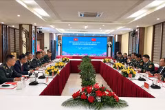 At the talks in Lao Cai province (Photo published by VNA)
