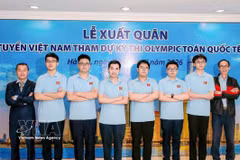All six Vietnamese students win medals at the International Mathematical Olympiad 2026 in China. (Photo: VNA) 
