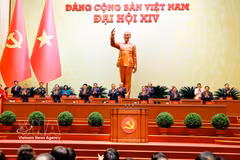The presidium of the preparatory session of the 14th National Party Congress. (Photo: VNA) 