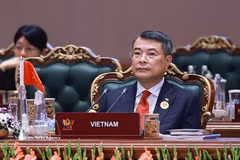 Prime Minister Le Minh Hung attends the 18th BRICS Summit. (Photo: VNA)