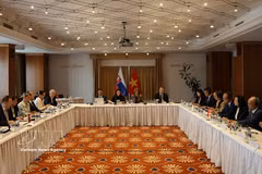 A view of the plenary session of the third meeting of the Vietnam-Slovakia intergovernmental committee on economic cooperation in Bratislava, Slovakia, on September 15, 2026. (Photo: VNA)