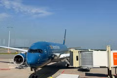 A Vietnam Airlines aircraft (Photo: VNA)