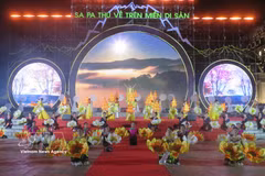 A performance staged as part of the art programme at the opening of the autumn festival of Sa Pa ward in Lao Cai province on August 23, 2026. (Photo: VNA)