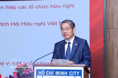 Singapore’s Consul General in Ho Chi Minh City Pang Te Cheng speaks at a gathering marking Singapore’s 61st National Day (Photo: VNA)