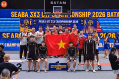 Vietnam’s U17 women’s basketball team win bronze at the 2026 SEABA U17 3x3 Championship. (Photo: BHF)