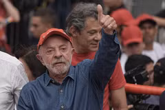 Brazilian President Luiz Inacio Lula da Silva during a campaign rally in Sao Paulo on October 24, 2026. (Photo: XINHUA/VNA)