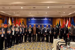 Vietnamese delegation at the VECONAC 24. (Photo: hoiccbvietnam.vn)