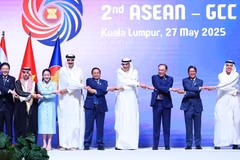 PM Pham Minh Chinh, along with ASEAN and GCC leaders, attend the second ASEAN - GCC Summit (Photo: VNA)