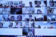 The Vietnamese Embassy in China launches a Vietnamese language course online for overseas Vietnamese (OVs) living in China. (Photo: VNA)