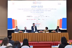 At the press conference on the National E-commerce Week and Vietnam Online Shopping Day (Online Friday) 2025 on November 4. (Photo: VNA)