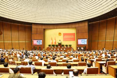 A view of the nationwide conference held on September 3 to study, disseminate and implement a number of resolutions and directives of the Political Bureau (Photo: VNA)