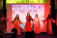 A musical performance at the opening of Nexus Camp 2026 in Rome, Italy, on August 28 (Photo: VNA)