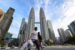 The Petronas Twin Towers in Kuala Lumpur, Malaysia. (Photo: Xinhua/VNA)