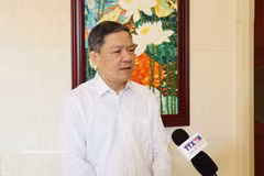 Commercial Counsellor at the Vietnamese Embassy in China Nong Duc Lai (Photo: VNA)