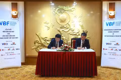 The VBF Alliance adopts a new operating model, reaffirming its commitment to promoting a better investment environment, sustainable development, and comprehensive cooperation during the 2026–2030 period. (Photo: VCCI/VietnamPlus)