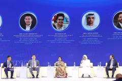 Speakers at the discussion held on October 28 as part of the Autumn Economic Forum (AEF) 2026 in Ho Chi Minh City (Photo: VNA)