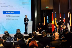 Vice Chairman of the Ho Chi Minh City People’s Committee Bui Minh Thanh addresses the Nordic - Vietnam Business Forum on October 29, 2026. (Photo: baoquocte.vn)