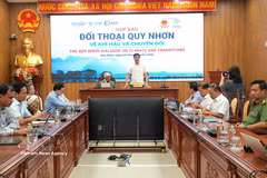 Lam Hai Giang, Vice Chairman of the Gia Lai provincial People’s Committee, speaks at the press conference (Photo: VNA)