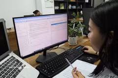 Using AI to search and process legal information (Photo: VNA)
