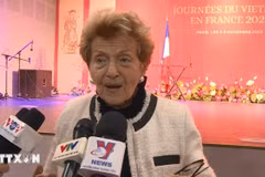 French Honorary Senator Hélène Luc (Photo: VNA)