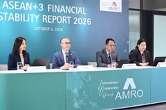 At the launch of the ASEAN+3 Financial Stability Report 2026 and the ASEAN+3 Regional Economic Outlook (AREO) October Update. (Photo: amro-asia.org)