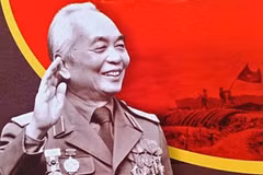 General Vo Nguyen Giap in the heart of int'l friends