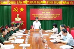 The conference held by the Quang Tri provincial Steering Committee for the Search, Collection and Identification of Martyrs’ Remains on May 8 (Photo: VNA)