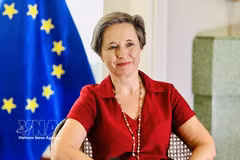 Polish Ambassador to Vietnam Joanna Skoczek. (Photo: VNA)