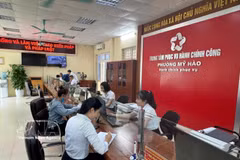 The public administrative service centre of My Hao ward in the northern province of Hung Yen (Photo: VNA)
