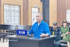 Huynh Ngoc Tuan at the first-instance trial on April 2. (Photo: VNA)