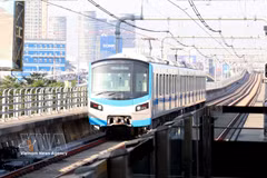 Ben Thanh - Suoi Tien Metro Line No. 1 in Ho Chi Minh City. (Photo: VNA)