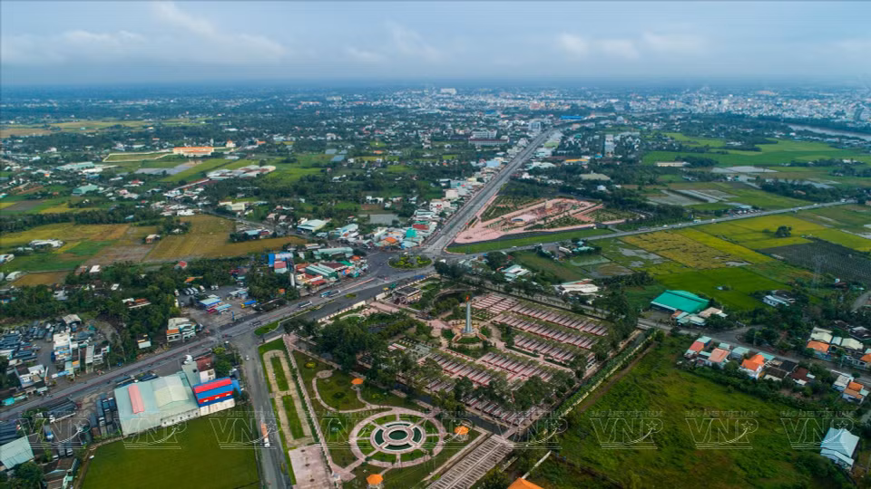Tan An - the capital city of Long An province. (Photo: Vietnam Pictorial/VNA)