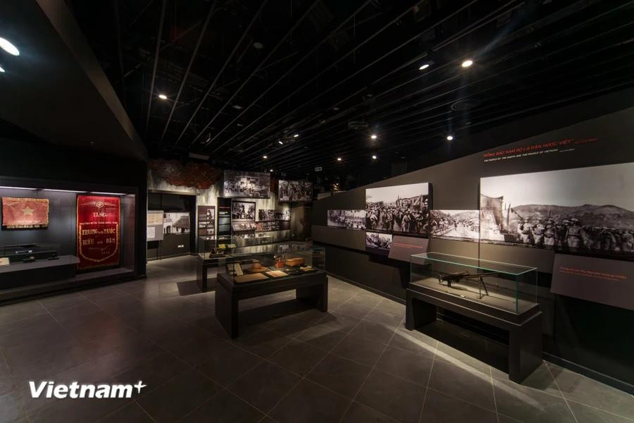 Since September 1, it has welcomed several groups of visitors, mainly history and culture experts, museologists, war veterans, and students of military schools, who come to make assessments. Arrangement and facilities will continue to be completed. (Photo: VietnamPlus)