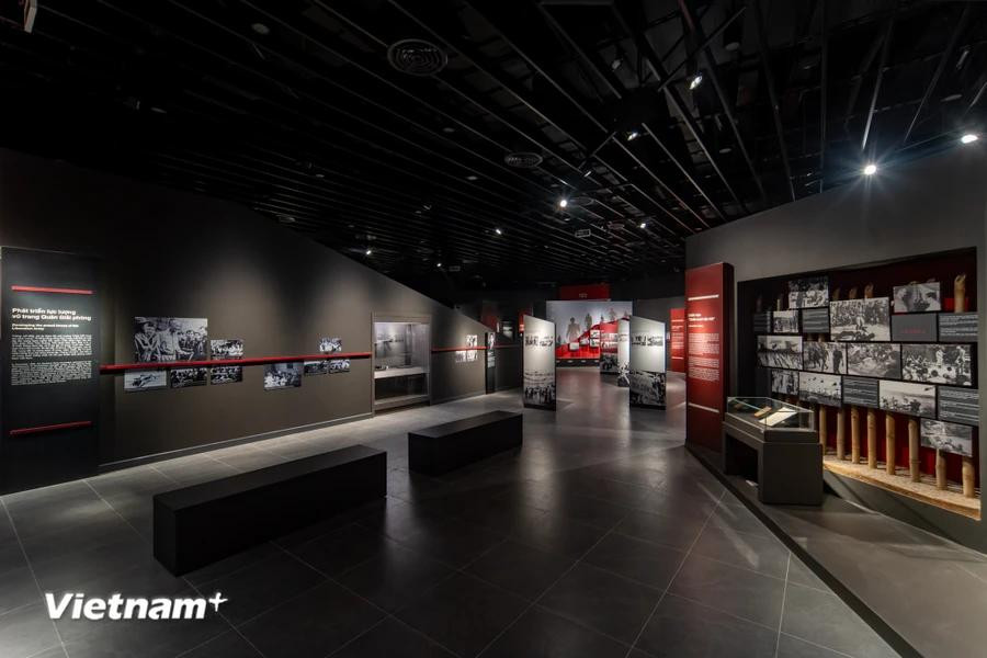 The museum features a modern design and arrangement style. (Photo: VietnamPlus)