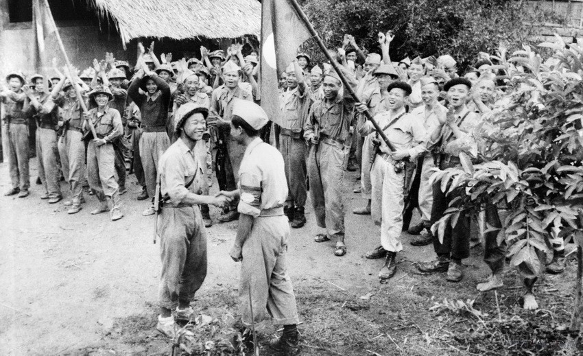 The Laos-Vietnam coalition during the resistance against the French,1950 (Photo: Archive/VNA)