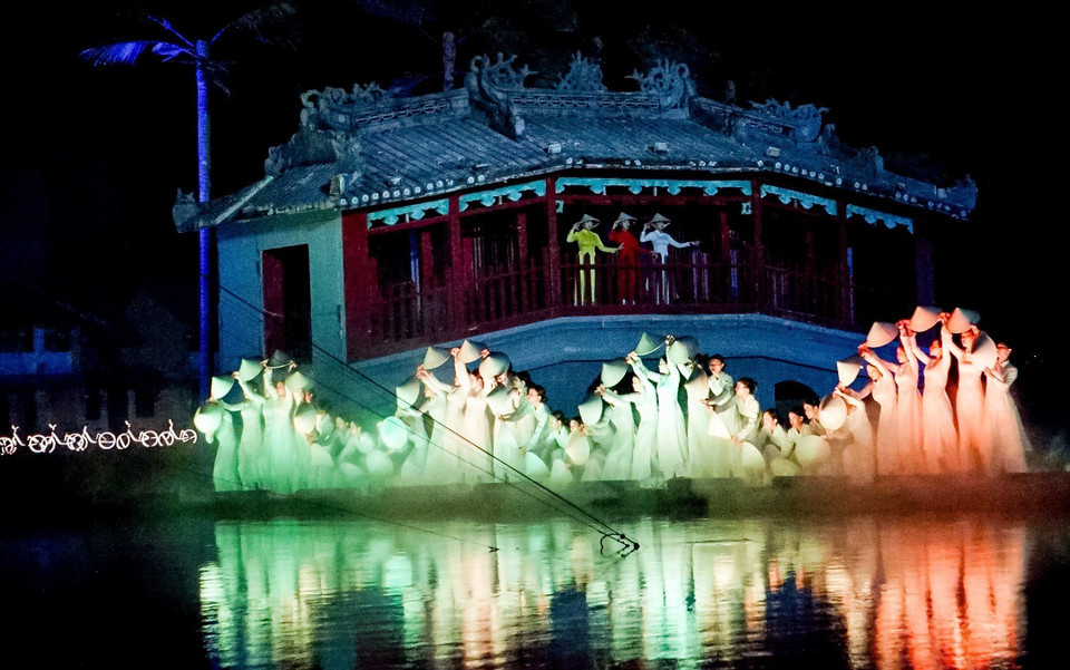 Hoi An Memories is now a striking new highlight that cannot be missed when visiting the ancient town. (Photo: VNA)