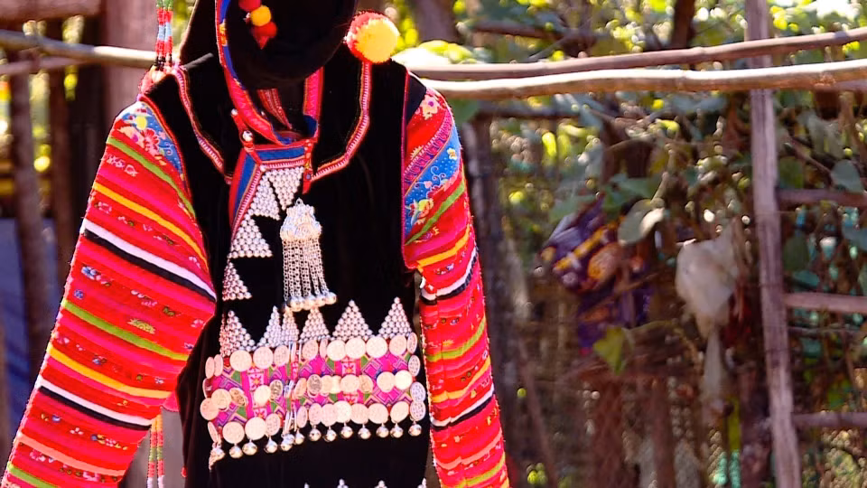 Ha Nhi women’s clothing is the most time-consuming and labor-intensive attire to create. (Photo: VNA)