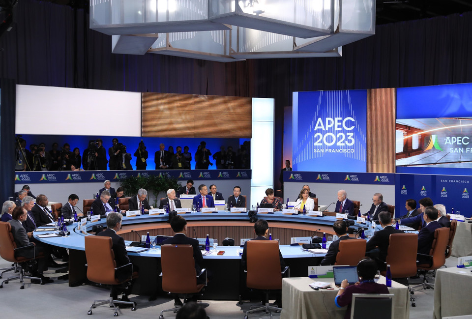 The 30th APEC Economic Leaders’ Retreat in San Francisco (USA), 2023. (Photo: Thong Nhat - VNA)