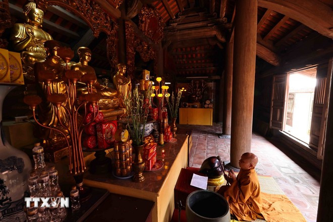 Ngoa Van contains traces of ancient culture in the complex of the Tran Dynasty special national relic site in Dong Trieu town. (Photo: VNA)