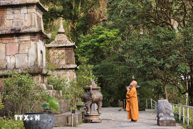 The pagoda was the final destination in King-Monk Tran Nhan Tong’s journey of Buddhist practice and enlightenment. (Photo: VNA)
