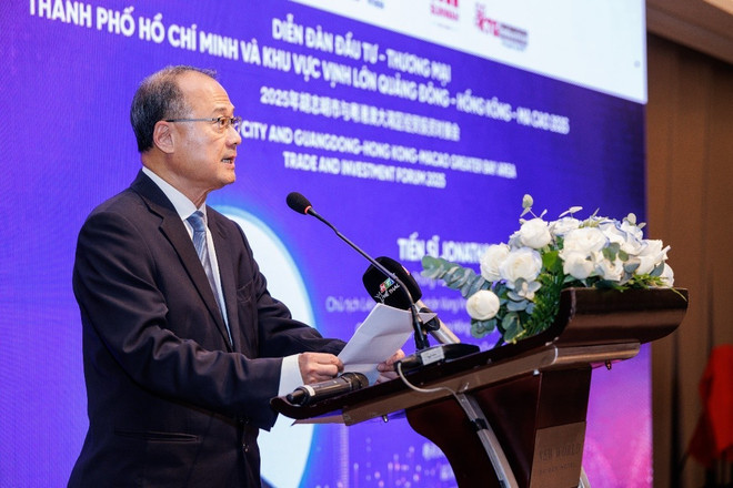 Dr. Jonathan Choi, Chairman of GBA Alliance, HKVCC, Hong Kong Chamber of Commerce in Qianhai, Shenzhen, and Sunwah Group. (Photo published by VNA) picture3.jpg