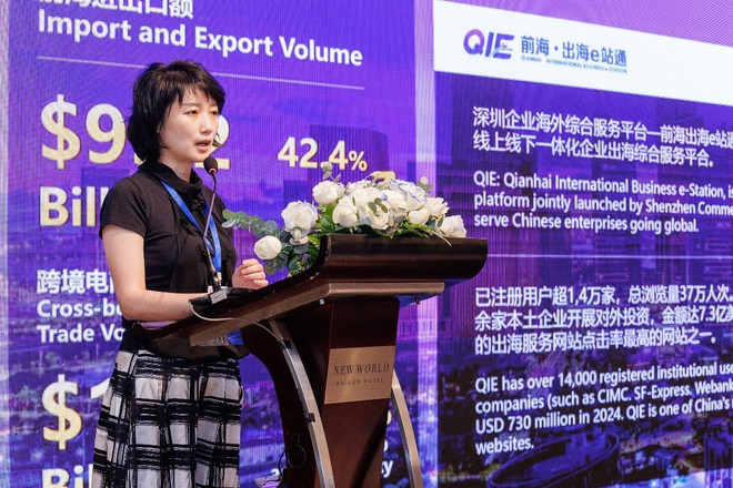Zhang Chun, Head of Business Development and Professional Services at the Qianhai Authority. (Photo published by VNA) picture5.jpg