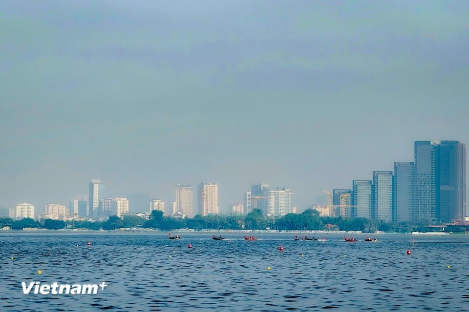 Located in Hanoi’s Tay Ho ward, West Lake covers about 526 hectares of water surface. (Photo: Vietnam+)