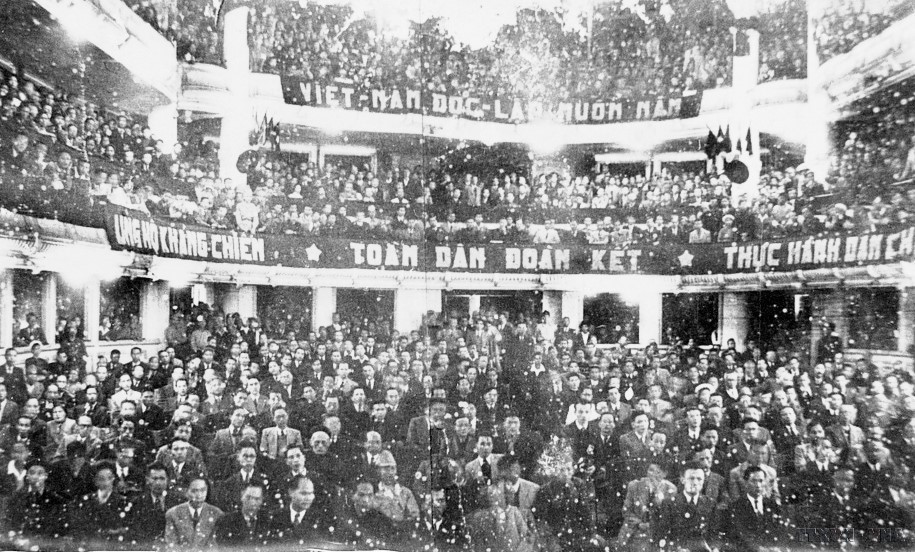 Opening session of the first National Assembly, March 2, 1946. (Photo: VNA Archives)